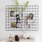 Wall Grid Organizer – Metal Display Panel for Photos & Decor